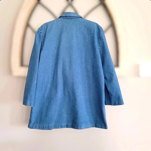 Y2K Vintage Ideas Denim Studded Jeweled Denim Jacket **Read Description*** - Picture 3 of 5